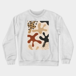 Organic Abstract Shapes 4 Crewneck Sweatshirt